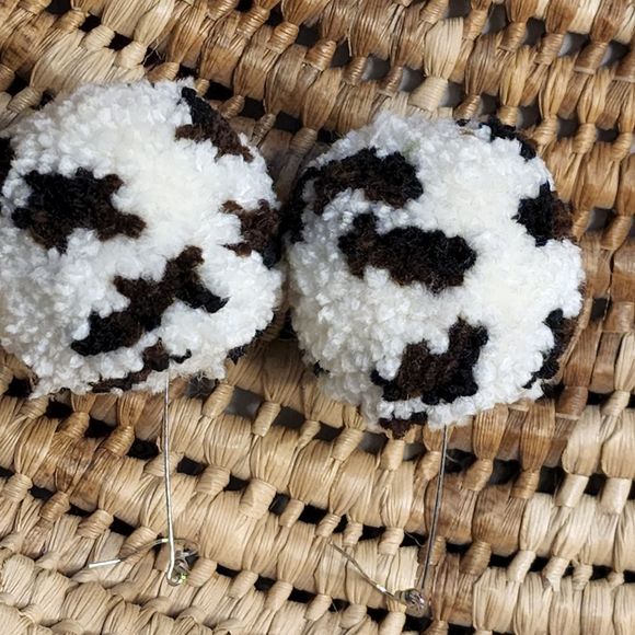 Pom Pom Earrings - Picture 8 of 13